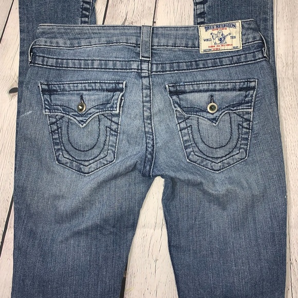 True Religion Women’s Skinny Jeans Flap Pockets - Picture 4 of 10
